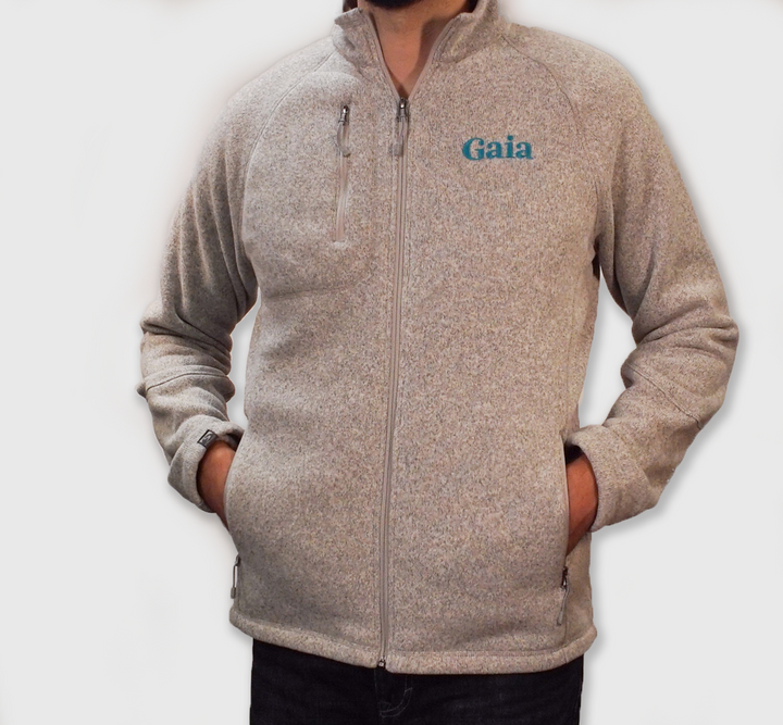 Embroidered Fleece Jacket - Men's