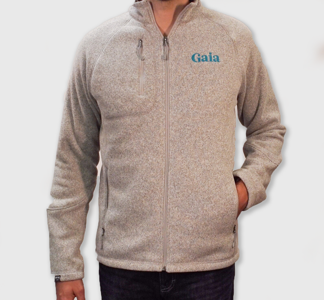 Embroidered Fleece Jacket - Men's