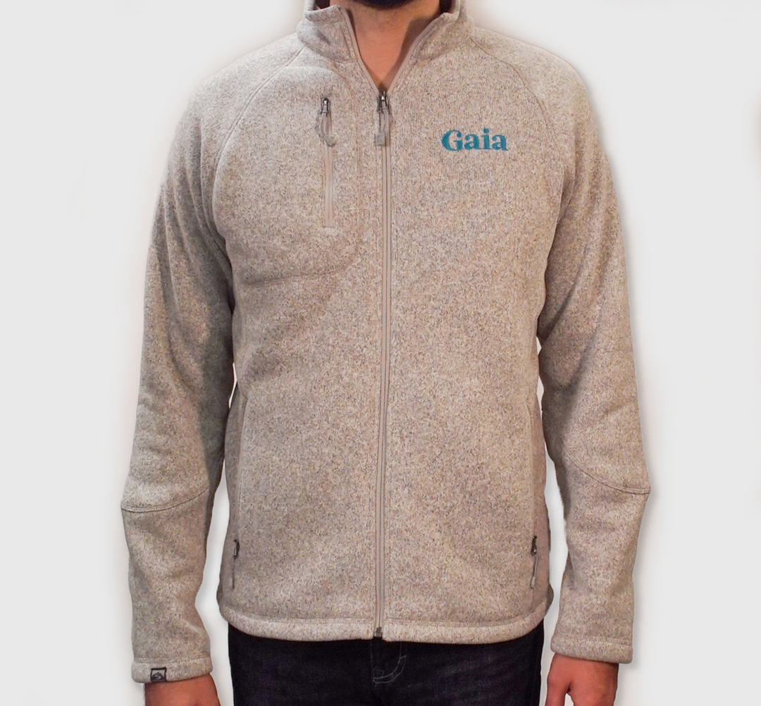 Embroidered Fleece Jacket - Men's